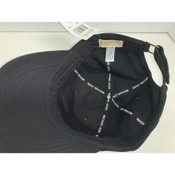 Michael Kors Unisex Embroidered Logo Baseball Cap - One Size, Black - Picture 4 of 5